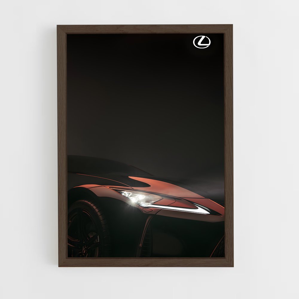 Poster nuit de mystérieuse – affiche Lexus (vue 5)